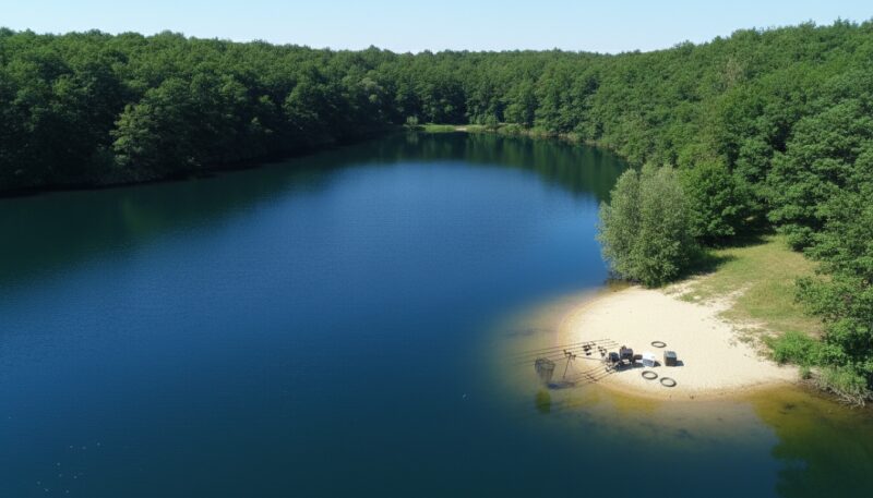 Provala Bač jezero pecanje Provala Bač jezero pecanje
